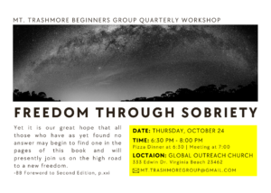 Mt. Trashmore Beginners Group Quarterly Workshop @ Global Outreach Church | Virginia Beach | Virginia | United States